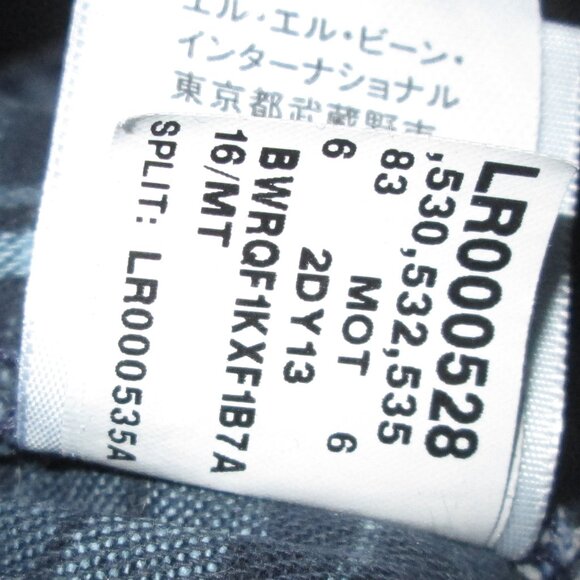 L.L. Bean Original Fit Relaxed Flannel Lined Jeans Women's 16 100% Cotton - Picture 9 of 9